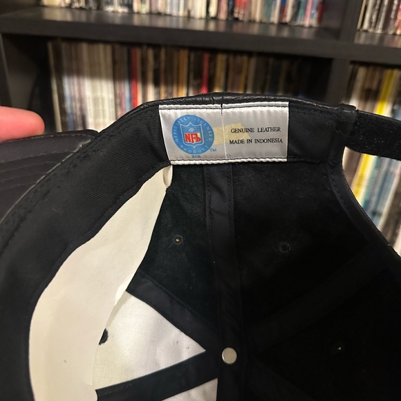 Vintage Genuine Leather NFL New York Giants Hat - Picture 7 of 7